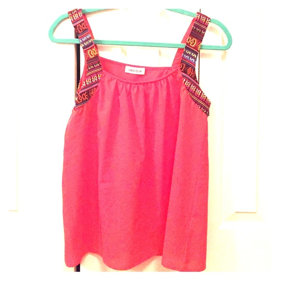 Coral Aztec Tank
