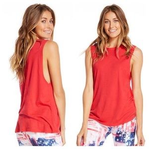Fabletics True Tank II in hibiscus