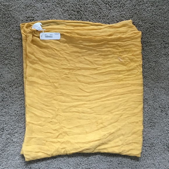 Infinity scarf, mustard color