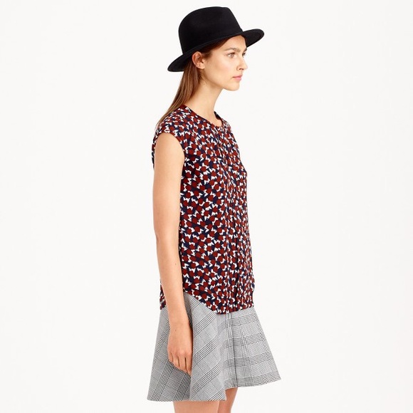 J.Crew Shattered Print Top - Picture 3 of 4