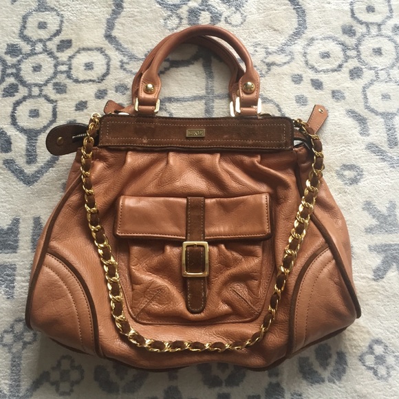 Classic Brown leather and suede purse