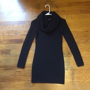 Black Cowl neck sweater dress
