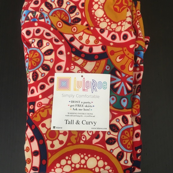 BNWT Lularoe kaleidoscope leggings TC
