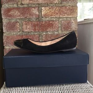 Black leather Cole Haan Flats