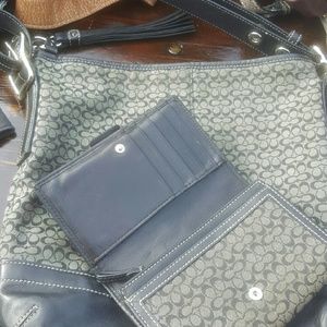 Authentic Coach bag and Wallet