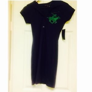 Polo navy blue dress