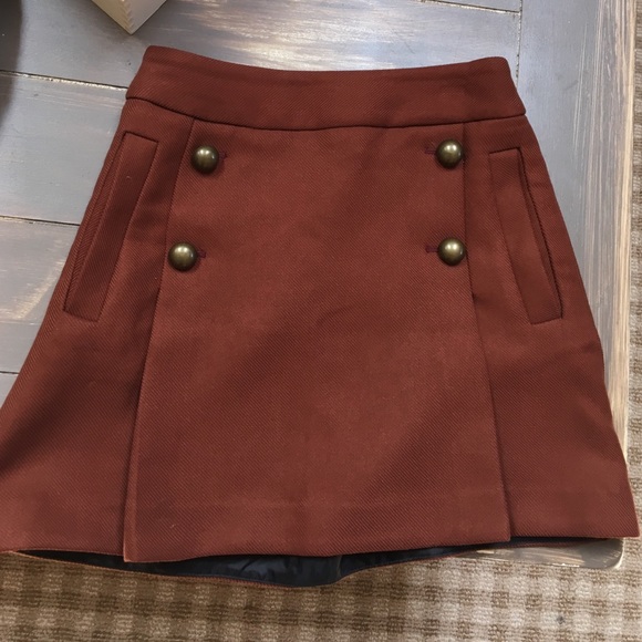 Express 00 Brown/Tan Sailor Skirt