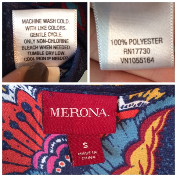 Merona Faux Wrap Peplum Top - Picture 3 of 3