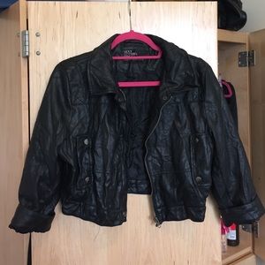Fashion leather jacket