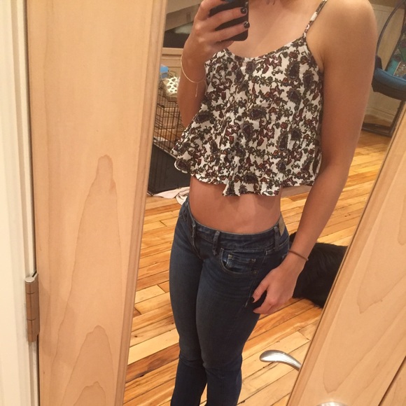 Floral crop top - Picture 2 of 2