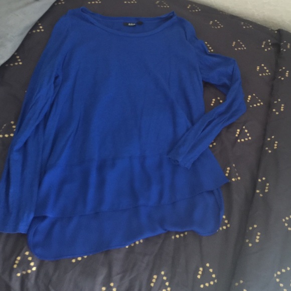 Royal Blue Half Sleeved Top