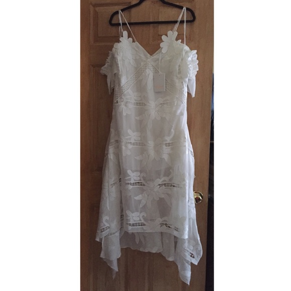 Self Portrait Embroidered Off-the Shoulder Dress - Picture 4 of 4