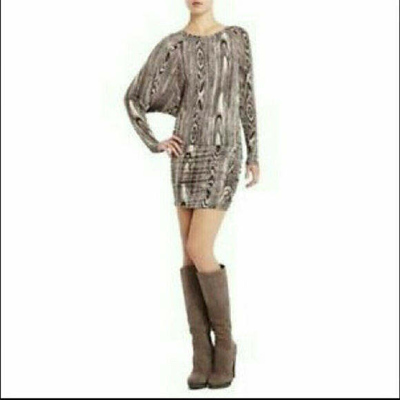 BCBGMaxAzria 'OLIVE' Woodgrain Dress