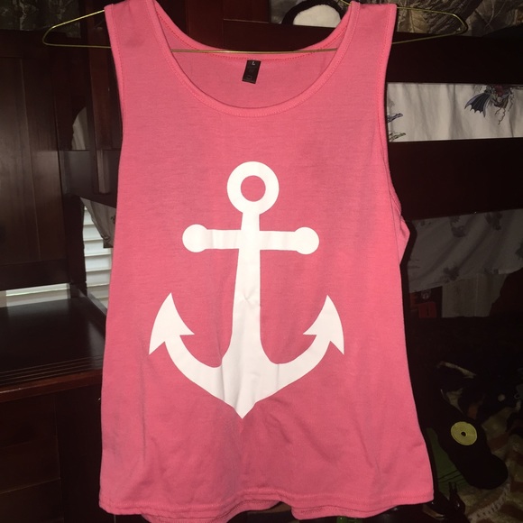 Lilly Pulitzer Tops - Anchor tank with bow on back