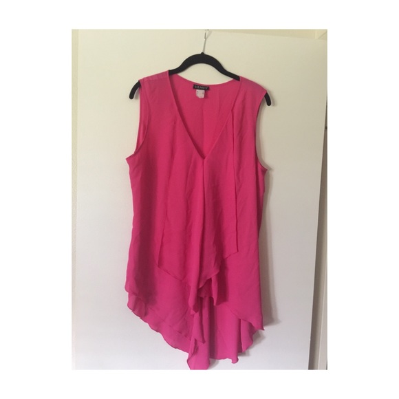 Pink tank blouse