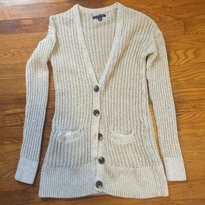 Deep v cardigan