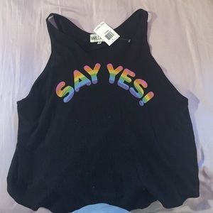 BRAND NEW Wildfox Say Yes Tank!