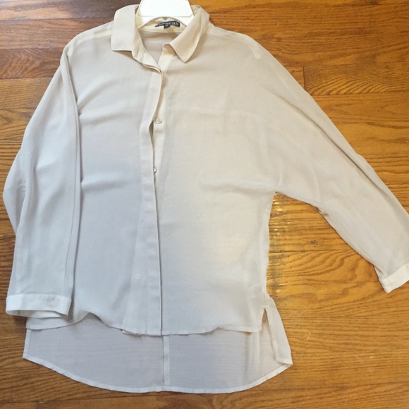 Cream and gold sparkley blouse