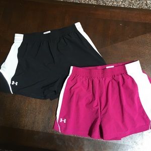 2 pair- Under Armour shorts