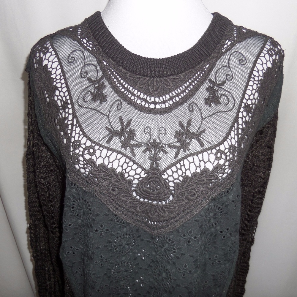 [LAST 1!!! Large] Unique Gray Sweater - Picture 3 of 8