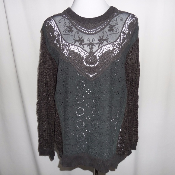 [LAST 1!!! Large] Unique Gray Sweater - Picture 2 of 8