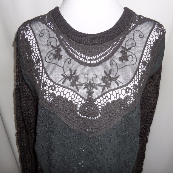 [LAST 1!!! Large] Unique Gray Sweater - Picture 3 of 8