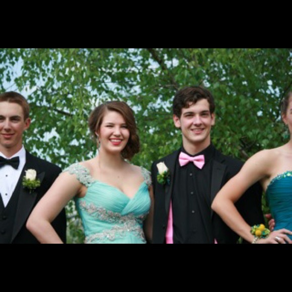 Gorgeous Aqua Prom Dress