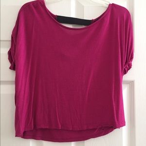 maroon small pacsun top