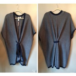 NWT LOFT Blue & White Wrap