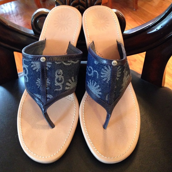 Ugg denim wedge sandal