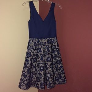 Short, casual, elegant dress.