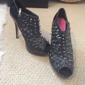 Studded booties