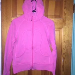 Pink LuluLemon Zip Up Hoodie