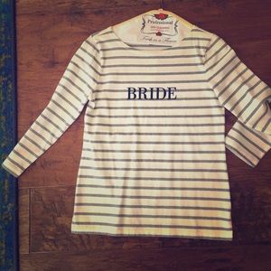 J.Crew "Bride" shirt