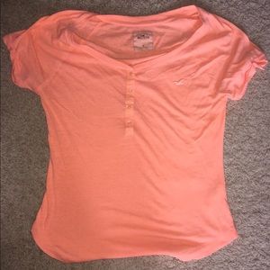 Bright orange Hollister shirt!