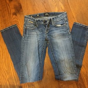 Straight leg jeans