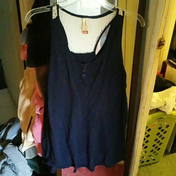 Dark blue tank
