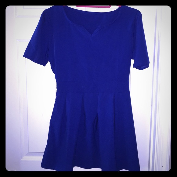 Blue dress