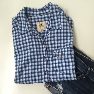 {Hollister plaid shirt • Sz M}