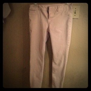 Blush pink ankle pants