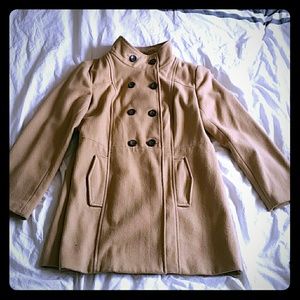 Wool Blend Trench Coat