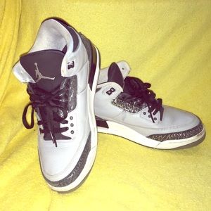 Men's Air Jordan III, Wolf Grey