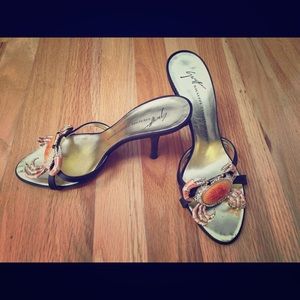 Giuseppe Zanotti Jeweled Crab Heels