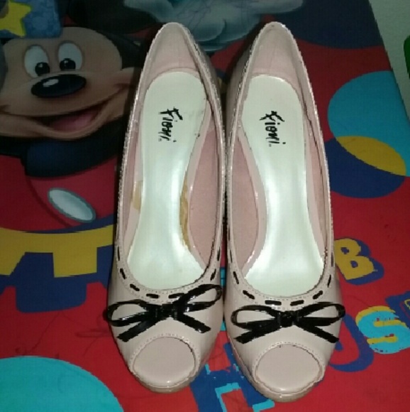 Pink Heels with Bow