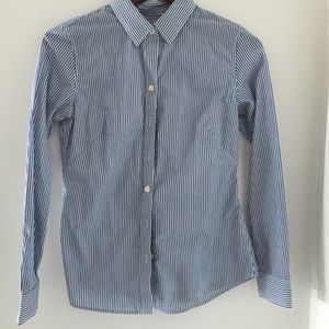 Banana Republic Non-iron striped button down shirt
