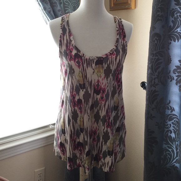 Anthropologie,  Racer-back, cool summer tank top.