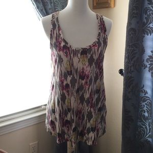 Anthropologie,  Racer-back, cool summer tank top.