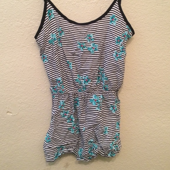 Striped romper