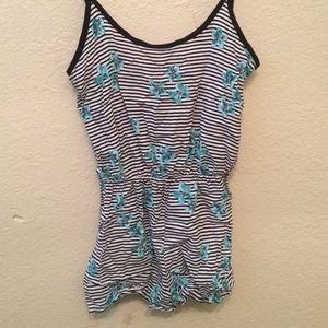 Striped romper