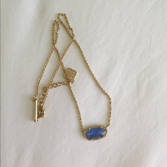 Kendra Scott Blue Elise Pendant Necklace